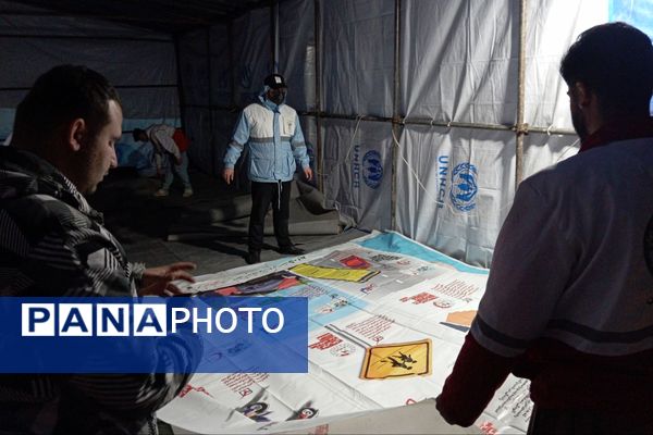 استقرار جایگاه پست شبانه‌روزی طرح ملی فاخر در ورودی شهرستان بانه