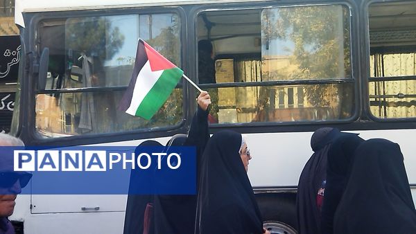راهپیمایی بشارت نصر در نیشابور 