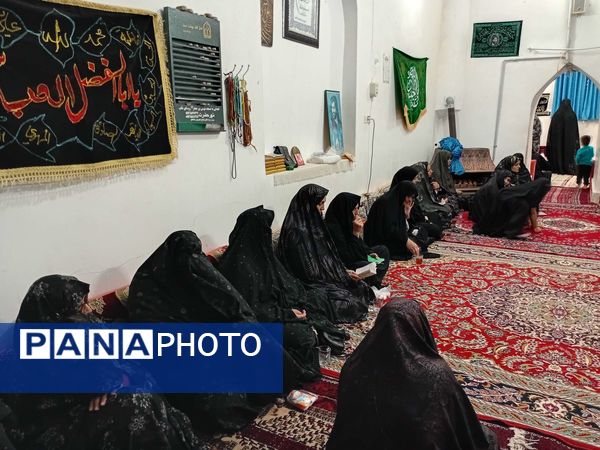 مراسم سوگواری شب اربعین در خلیل آباد