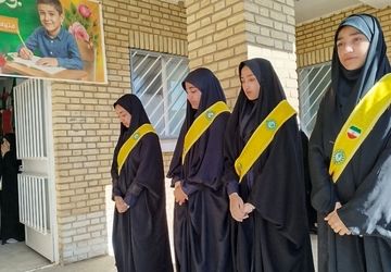 تشییع شهید گمنام در دبیرستان نورالهدی کبودراهنگ 