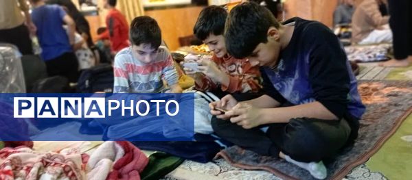 جلوه‌هایی از اعتکاف پسران آشخانه 