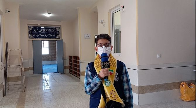 انتخابات شورای دانش‌آموزی در مدرسه ائمه طاهرین(ع) شهر جعفریه قم