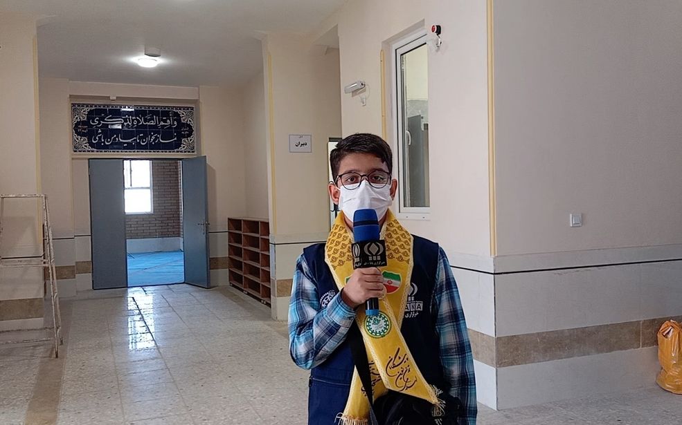 انتخابات شورای دانش‌آموزی در مدرسه ائمه طاهرین(ع) شهر جعفریه قم