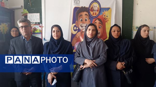 پویش مسواک خشک در مدرسه ضحی ۱ شهرستان شیروان