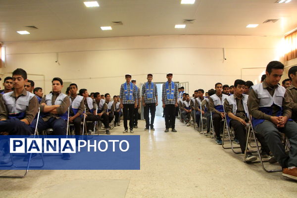 افتتاح سالن ورزشی شهید سلیمانی هنرستان انقلاب اسلامی یزد