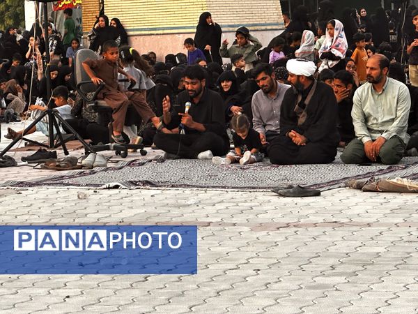 شور پیاده‌روی جاماندگان اربعین در جاسک؛ گامی به یاد شهدا و مردم غزه