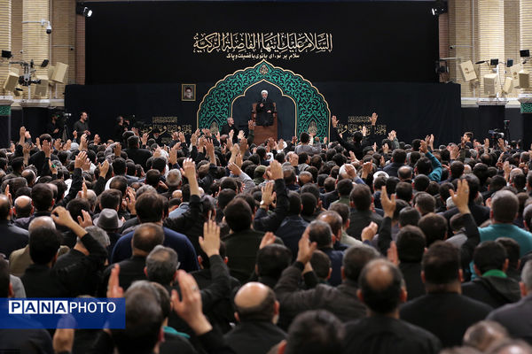 مراسم عزاداری شب شهادت حضرت فاطمةالزهرا سلام‌الله‌علیها در حسینیه امام خمینی(ره)