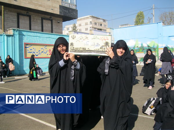 دبیرستان سردار شهید قاسم سلیمانی میزبان شهید گمنام شد