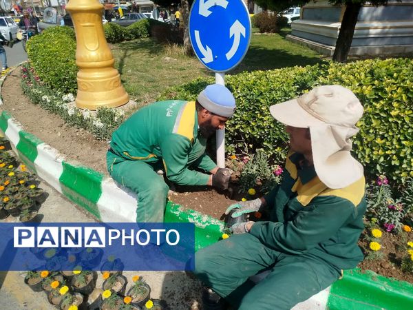 رنگ بلوارهای کاشمر عوض شد