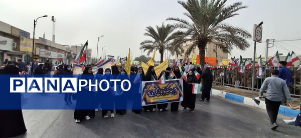 برگزاری راهپیمایی سیزدهم آبان ماه در بندرعباس