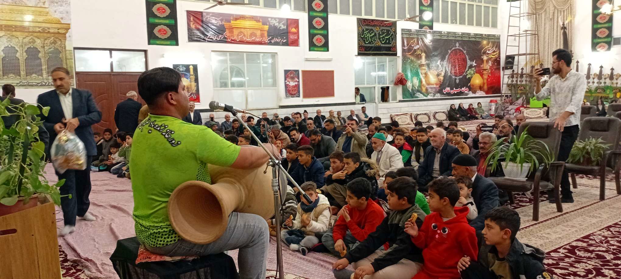 جشن باشکوه ولادت امام علی (ع) در روستای نقاب خلیل آباد