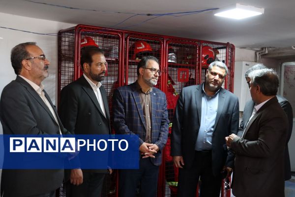 گرامیداشت روز آتش‌نشان و عطرافشانی مزار شهدای گمنام در تربت‌حیدریه