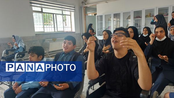 زیارت عاشورا در دبستان کوشا مشهد