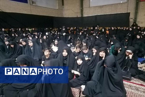 فرهنگیان آموزش و پرورش ناحیه سه در سوگ امام هشتم
