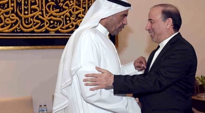 تسلیم پیام کتبی وزیر امور خارجه ایران به وزیر خارجه کویت