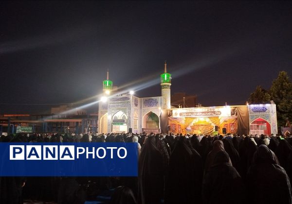مراسم دهه اول محرم در گلزار شهدای نیشابور