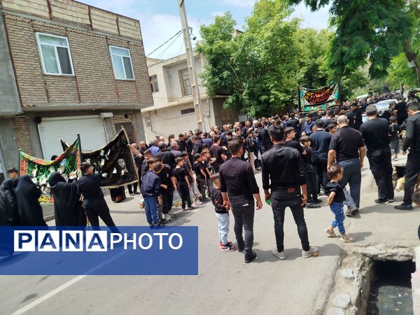 هیات عزاداری شهرستان هوراند در روز تاسوعا