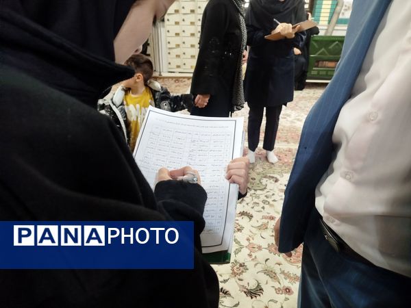 برگزاری انتخابات انجمن اولیا و مربیان دبیرستان هیات امنایی معراج در مسجد باغمیشه اردبیل