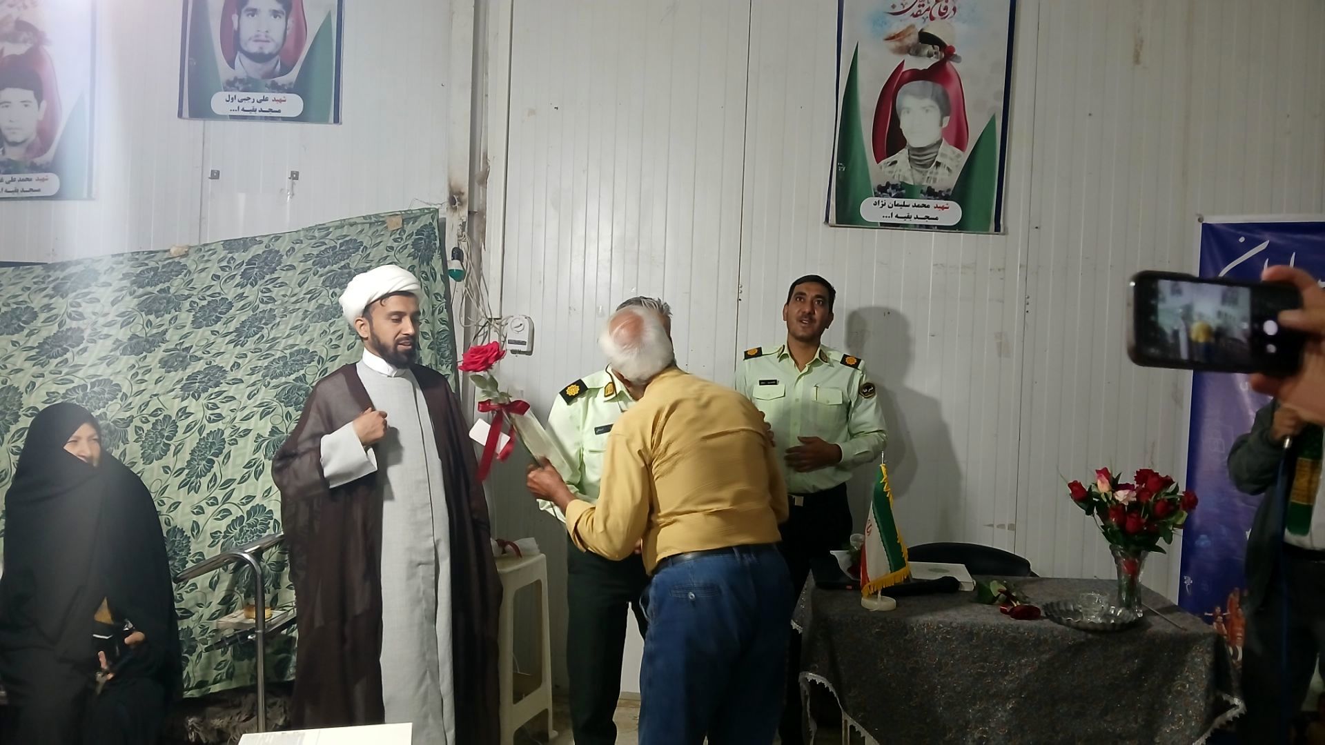 گرامیداشت هفته نیروی انتظامی در مسجد بقیه الله کاشمر 