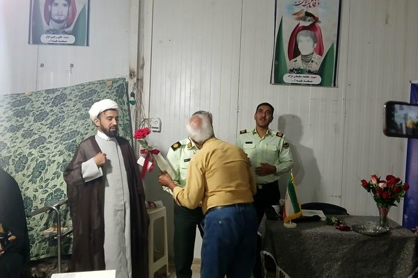 گرامیداشت هفته نیروی انتظامی در مسجد بقیه الله کاشمر 