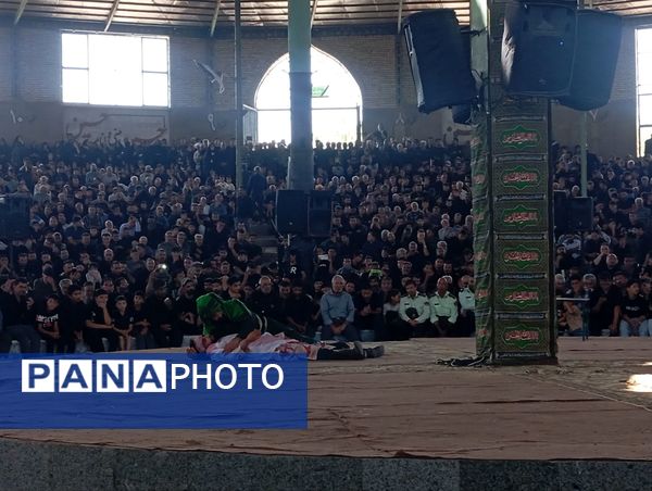 آیین سنتی شبیه خوانی اربعین حسینی در احمدآباد میانجلگه