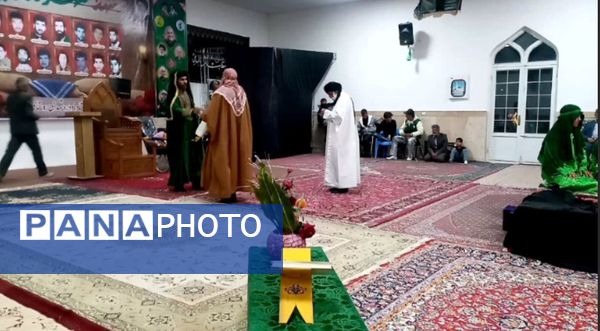 شبیه خوانی به مناسبت شهادت بانوی دوعالم در امامزاده سید قاسم روستا ارغا 