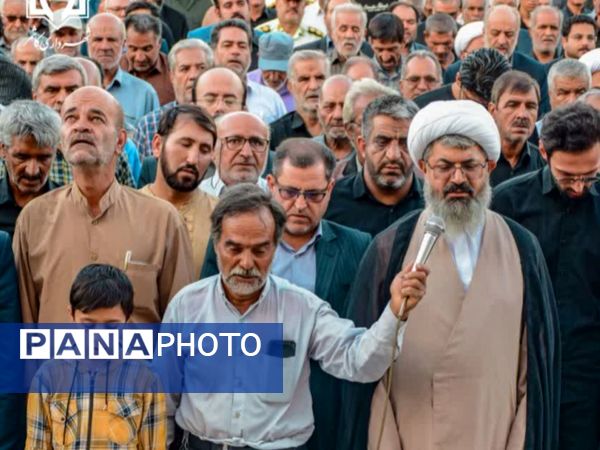 تشییع و خاکسپاری پیکر مطهر جانباز حاج احمد خدادادی در کاشمر 