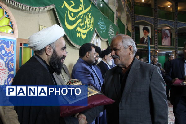 تجلیل از پیر غلامان حسینی در آیین نخل عاشقی ۲