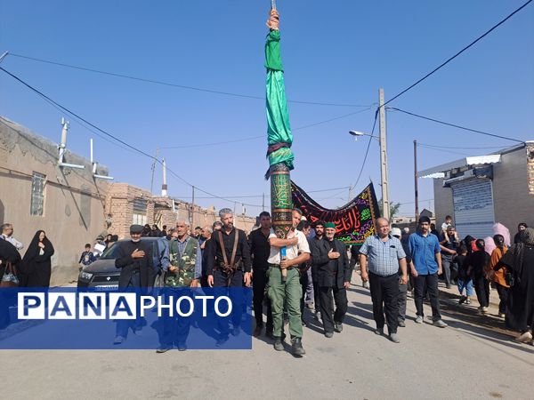 مراسم عزاداری و زنجیر زنی شهادت امام حسن مجتبی(ع) و رحلت پیامبر اکرم (ص) در  روستای کفکی خراسان رضوی