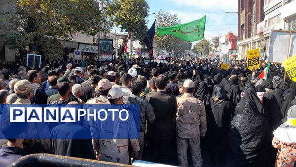 مراسم راهپیمایی ۱۳ آبان‌ ماه سال ۱۴۰۳ در شهرستان قائمشهر
