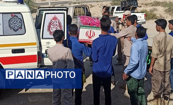 شهید گمنام مهمان مردم روستای رضوان شد