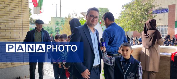 جشن آغاز سال تحصیلی جدید در مدرسه شهدای فرهنگی شهرستان شیروان