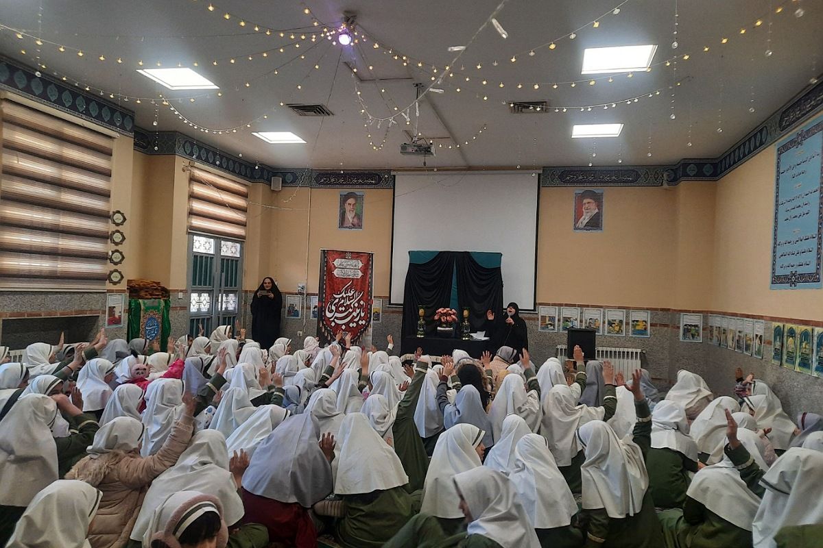 مراسم عزاداری وفات حضرت زینب (س) در ناحیه دو شهرری 