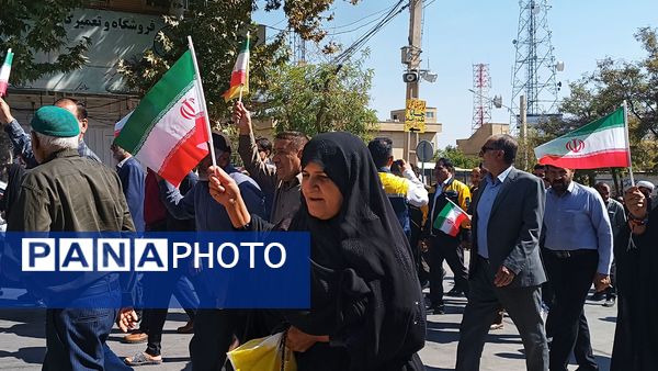 حضور پرشور مردم کهگیلویه و بویراحمد در راهپیمایی «بشارت نصر» در حمایت از مقاومت اسلامی