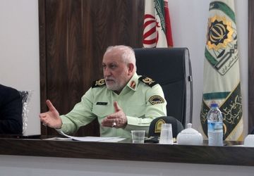 نشست خبری فرمانده انتظامی استان بوشهر با اصحاب رسانه