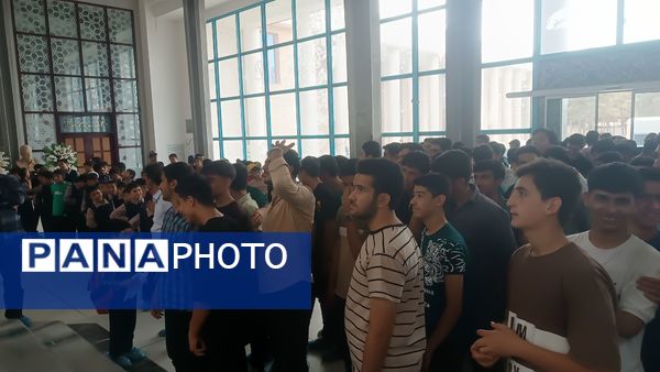 بازدید دانش‌آموزان دبیرستان شاهد ابوذر غفاری نیشابور از افلاک نمای نیشابور