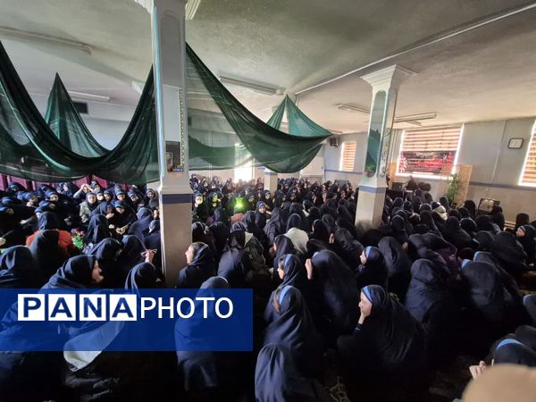 وقتی دبیرستان شهید همت بوی غربت حضرت مادر گرفت