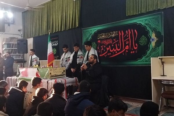 استقبال از شهید گمنام  در دبیرستان شاهد امام ابوذرغفاری 