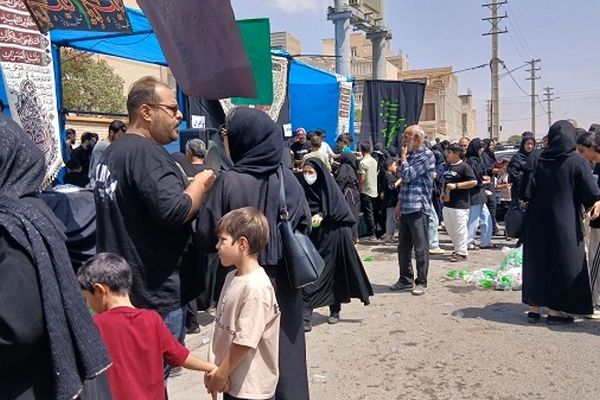پیاده‌روی جاماندگان اربعین درشهرستان نظرآباد برگزار شد