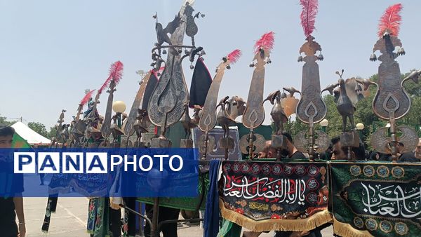 مراسم تاسوعای حسینی در آستانه سید سلطان فقیه‌الدین