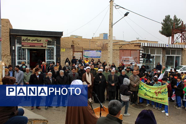 گرامیداشت حماسه ۹ دی در  شهر درق 