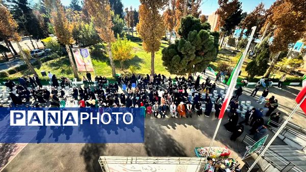 استقبال معنوی دانشگاه آزاد نظرآباد از پیکر شهید گمنام در ایام فاطمیه