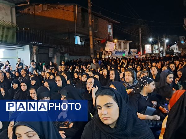 آیین خیمه سوزان در مسجد ابوالفضل قائمشهر