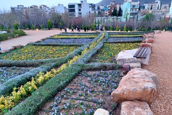 باغ گل ها در شهر گل ها شیراز