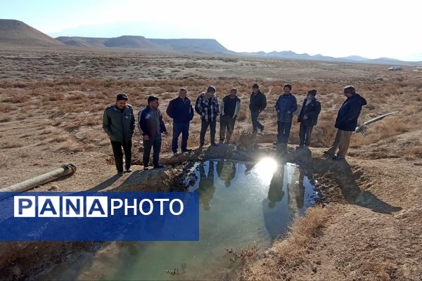 بازدید از قنات روستای پیشی دره جهت لایروبی