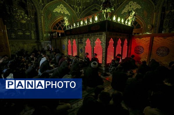 مراسم پرفیض سومین شب احیای لیالی‌القدر در آستان مقدس امام زاده طاهر کرج