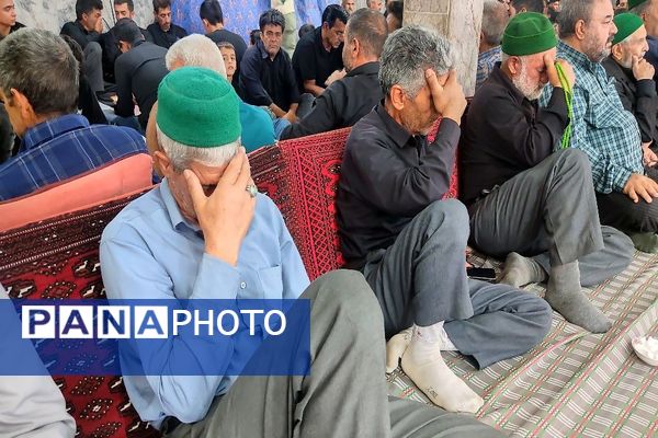 مراسم عزاداری و زنجیرزنی هیئات مذهبی شهر بار در روز تاسوعا حسینی 