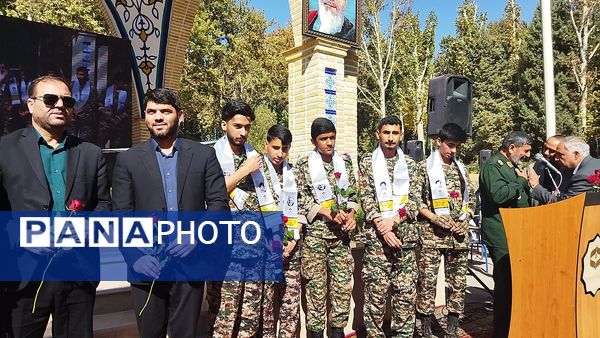 آیین افتتاحیه یادمان شهید دانش آموز اردوگاه باغرود نیشابور