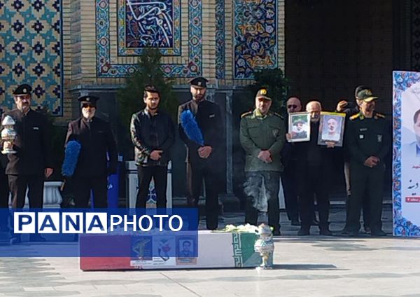 مراسم تشییع پیکر پاک شهید علی‌اصغر آدینه، صحنه‌ای از شکوه ایمان و وفاداری