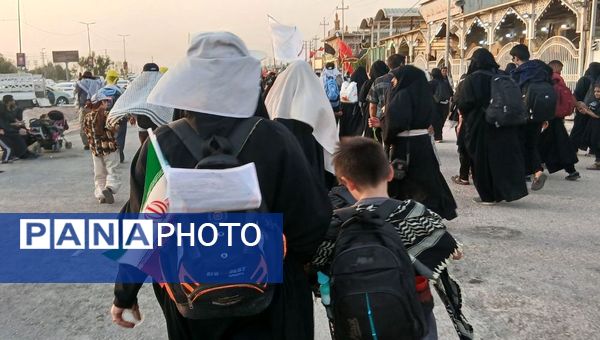  پیاده‌روی اربعین از نجف تا کربلای معلی 